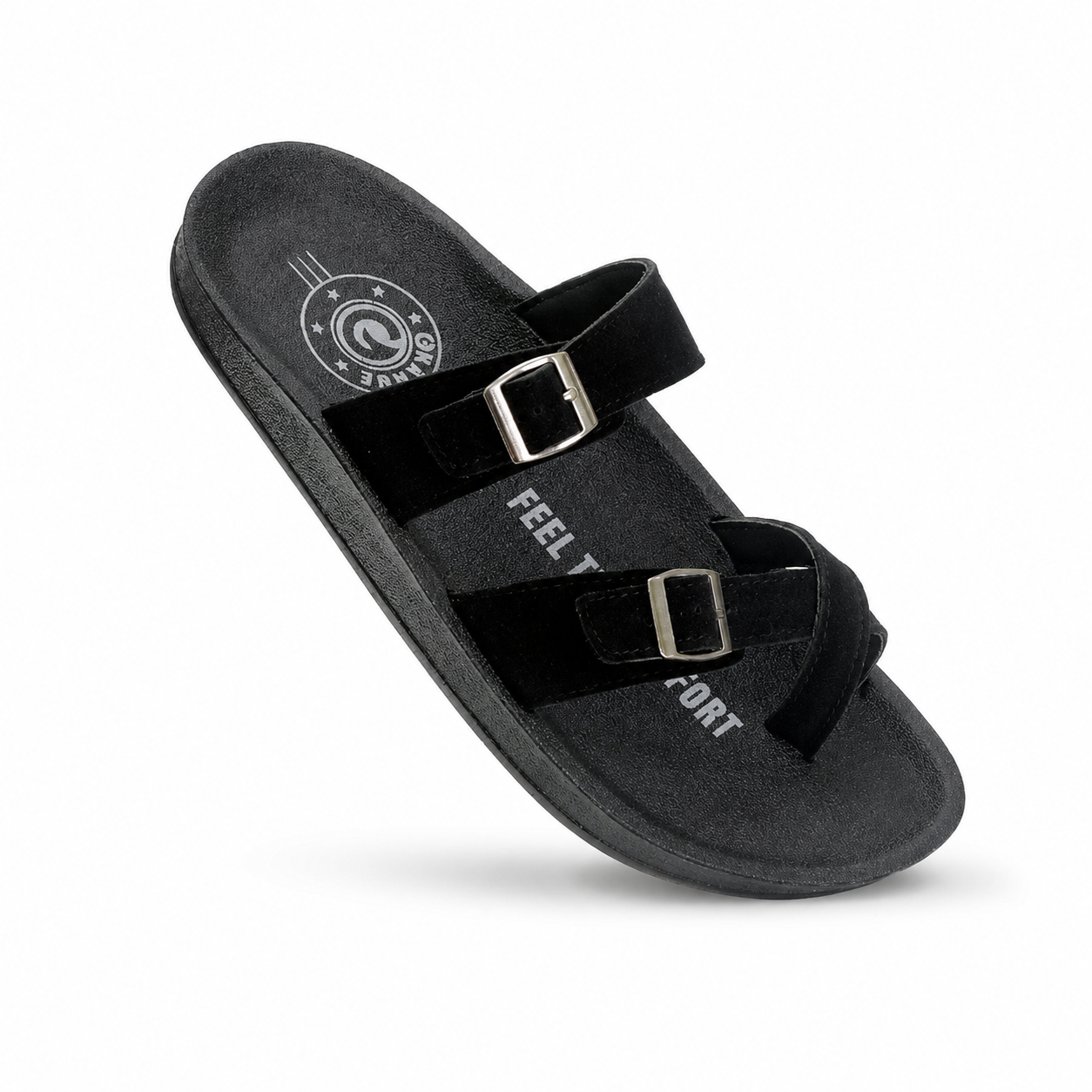 Black Sandal for Men OF 142