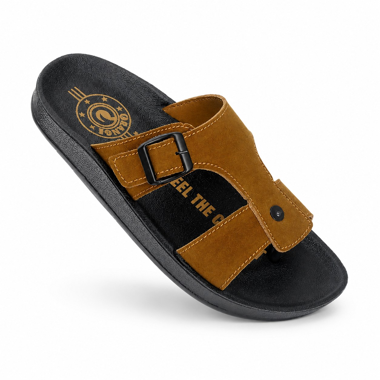 Tan Sandal for Men OF 145