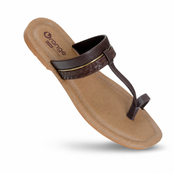 Brown Sandal for Women OS C 127