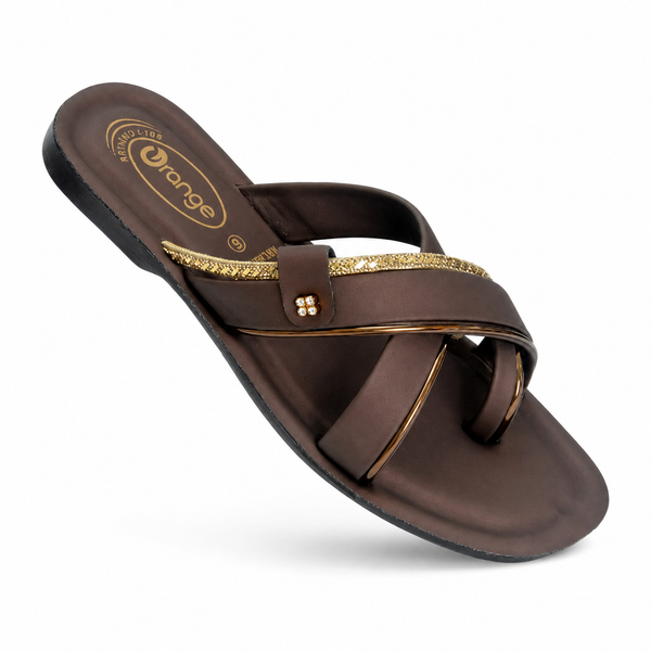 Brown Sandal for Women L 106